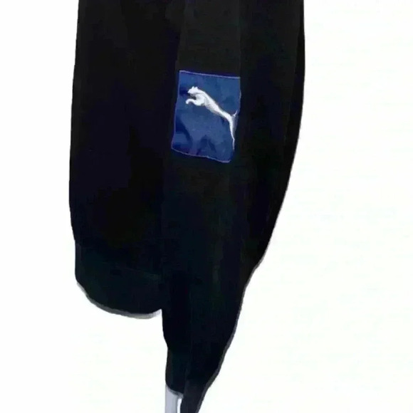 Puma Long Sleeve Moto Themed Crewneck Pullover Sweater Size M - Picture 5 of 6